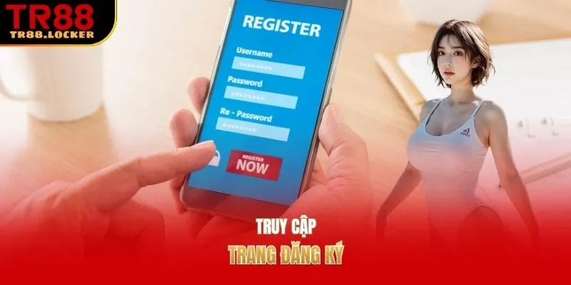 Truy cập trang đăng ký